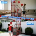 thumbnail image 4 of Lenbar Kids Arcade Adjustable Basketball Hoop with LED Scoreboard, 4 Balls & Storage Net, Indoor Outdoor Game Set Ages 3-12, 4 of 10