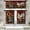 Rooster, variant on Farmhouse Kitchen Window Curtains Valance and Tier Set 36 Inch, Farm Rooster and Sunflower 3 Piece Window Treatment Tiers for Living Room Bedroom Vintage Red Kitchen Decor Drapes