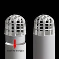 thumbnail image 4 of 2 Pcs Capuchon de Filtre Respirant Protection de Conduit d'Air Couverture de Ventilation Capot Blanc PVC, 4 of 6