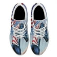 thumbnail image 2 of Patriotic Horse 4th Of July Shoes Independence Day American flag Print Sneakers Lightweight Comfortable Running Shoes for Men Women White Size 7.5, 2 of 7