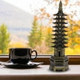 thumbnail image 4 of Towe Decoración, Modelo De Torre Aspecto Hermoso Artesanía Exquisita Duradero Robusto Color Verde Bronce Para Decoración De Oficina Para Decoración Del Hogar Para Regalo ANGGREK Tower Model, 4 of 8