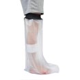 thumbnail image 1 of Waterproof Cast Shower Cover Leg for Adults Foot and Lower Leg Cast Wounds Protector Showering Bath, 1 of 5