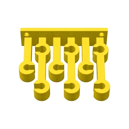 Plastic Wall Mounted Screwdriver Rack With Modular Design For Efficient Tool Storage In Home And Professional Use