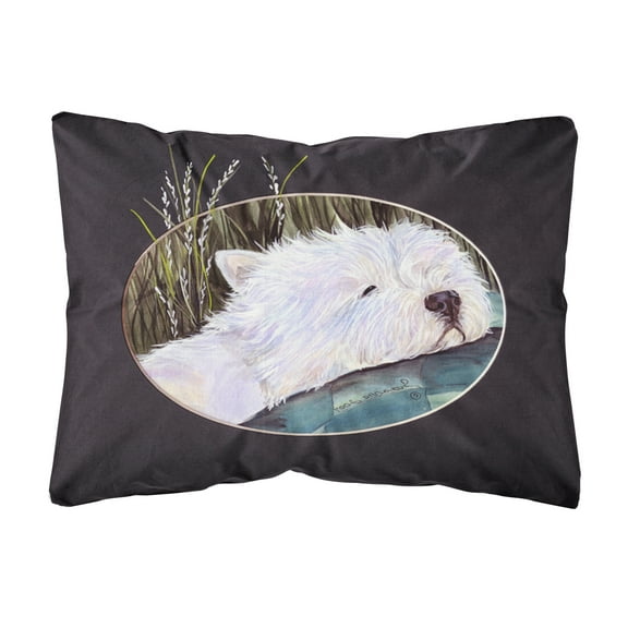 Carolines Treasures SS8052PW1216 Westie Decorative Canvas Fabric Pillow, Large, Multicolor