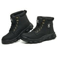 thumbnail image 5 of Vantalaria Waterproof Steel Toe Boots For Men Comfortable Safety Work Boots Indestructible Shoes Non Slip Puncture Resistant Industrial Construction Boots, 5 of 7