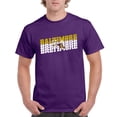 thumbnail image 5 of Baltimore Retro Repeat - Sports Team City Pride Tailgating T Shirt - 2X-Large - Purple, 5 of 6