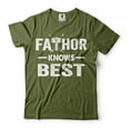 thumbnail image 4 of Fathor Knows Best Shirt Father Shirt Father's Day Gift Tee Fathers Birthday Shirt Dad Gifts, 4 of 6