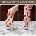 thumbnail image 6 of 4 Pcs Funny Kitchen Towels,Red Christmas Tree Pattern Microfiber Dish Towels,Kitchen Tea Towels,Kitchen Towel Set (18" X 26"), 6 of 7