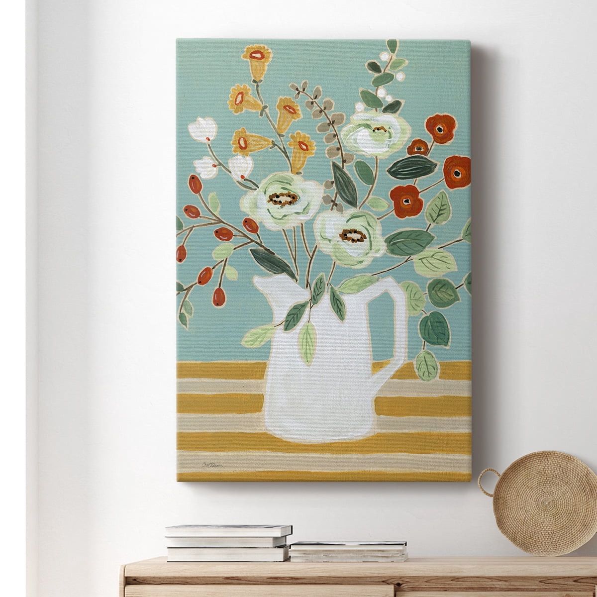 Joyful Blossoms II Premium Gallery Wrapped Canvas - Ready to Hang