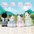 thumbnail image 2 of Calico Critters Tuxedo Cat Family, Set of 4 Collectible Doll Figures, 2 of 6