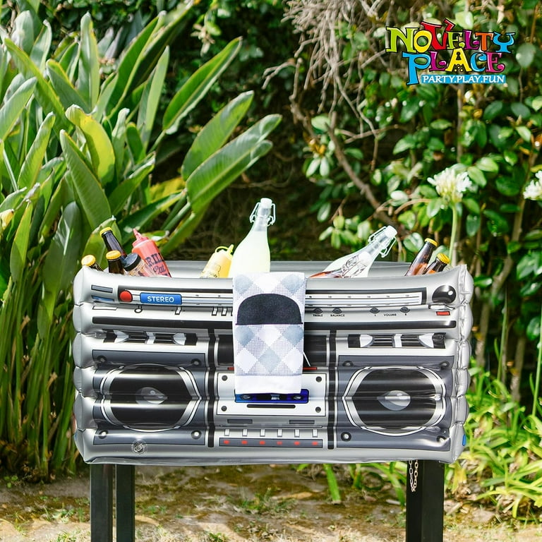Blow Up Drink Cooler Inflatable Boombox Cooler Large Capacity Ice