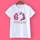 thumbnail image 1 of Camiseta de cumpleaños de unicornio 1-12 Camiseta de cumpleaños Camiseta salvaje Camiseta de fiesta para niñas Ropa con tema de unicornio Regalos para niños Camisetas de moda Camiseta Tan Jianjun unisex, 1 of 2