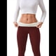 thumbnail image 1 of Leggings de Cintura Alta y Gruesos para Mujer: Pantalones de Yoga, Ciclismo y Entrenamiento con Control de Abdomen Sin Transparencias. Vino Tinto S, 1 of 8