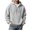 wei163-Light Gray, variant on IWRICH Men's Hoodies Pullover Quarter Zip Casual Long Sleeve Drawstring Waffle Knit Hooded Sweatshirt with Pocket Yellow2 XS