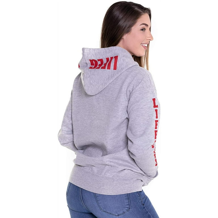 LIFEGUARD Official Ladies Florida Hoodie Grey Medium