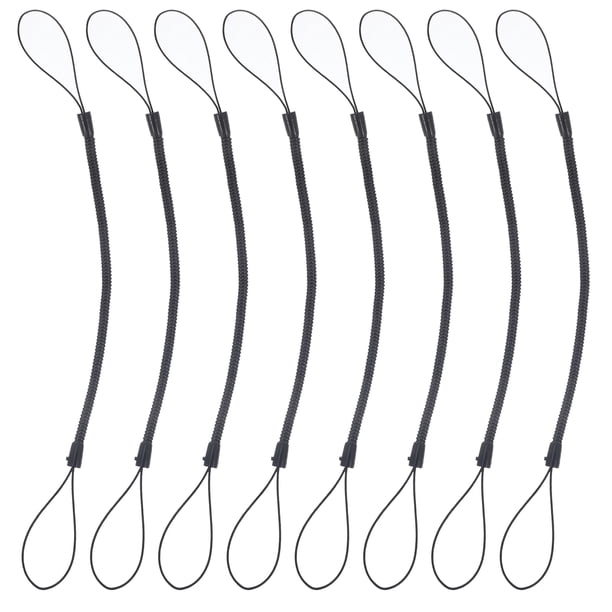 WORGEOUS Cuerdas retráctiles para bolígrafo, cuerdas para colgar, cordón para bolígrafo, cuerdas de resorte, 8 Uds.