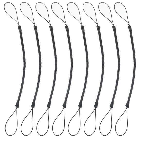 WORGEOUS Cuerdas retráctiles para bolígrafo, cuerdas para colgar, cordón para bolígrafo, cuerdas de resorte, 8 Uds.