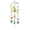 B, variant on Moon Shape Chakra Crystal Suncatcher Wind Chime, Natural Healing Crystal Chips Prism Window Hanging Ornament, Rainbow Maker Wall Hanging Decor for Home Window Garden Gift,13.78*3.94 in.