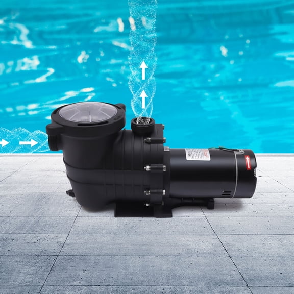 HBP1100 Electric Pool Pump for Hot Tubs 1.5HP Swimming Pool Pump Filter Basket