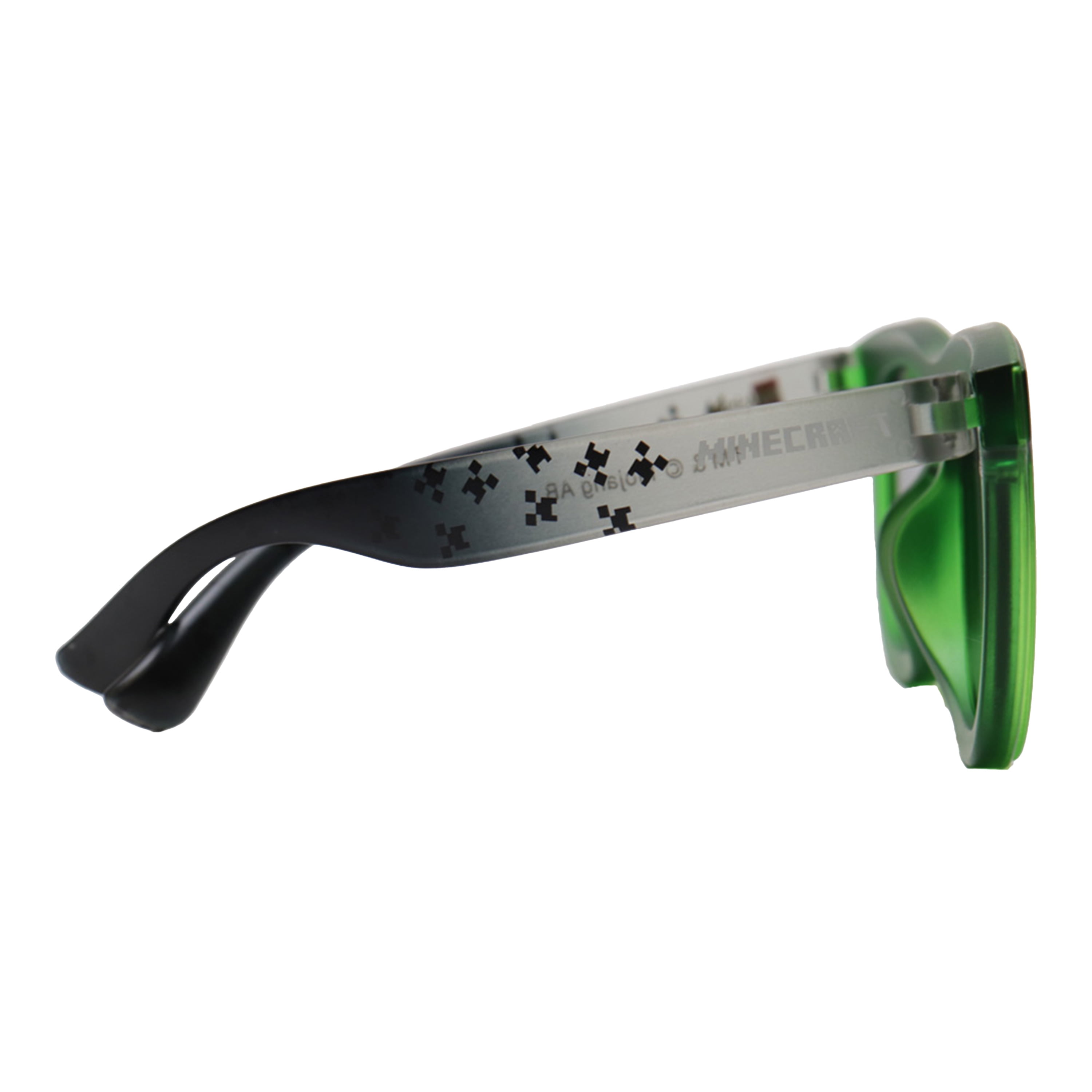 Minecraft Creeper Green and Black Sunglasses