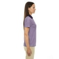 thumbnail image 2 of Extreme Eperformance Ladies Striped Polo Shirt 75115 Mulberry Purple S, 2 of 6