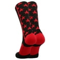 thumbnail image 2 of All Stars Crew Socks (Black/Scarlet, Small), 2 of 2