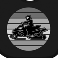 thumbnail image 4 of Inktastic Snowmobile Retro Sunset Boys or Girls Baby Bib, 4 of 4