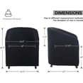 thumbnail image 2 of Guyou Velvet Barrel Chairs, 24.5" Wide Accent Chairs for Living Room & Dining Room, Genuine Leather Lounge Chairs, Black, 2 of 8