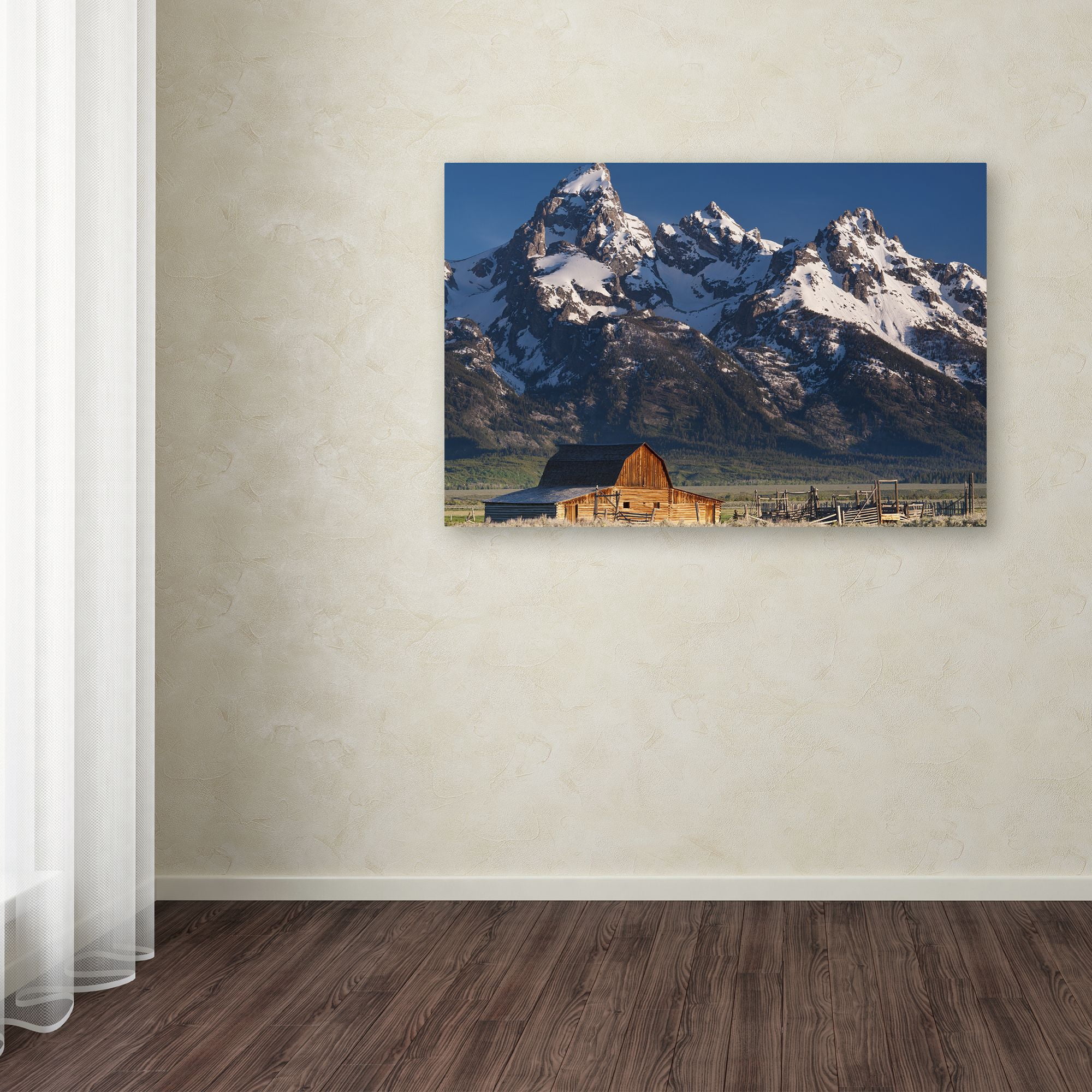 Trademark Fine Art "John Moulton Barn" Canvas Art by Michael Blanchette Photography