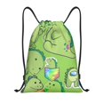 thumbnail image 1 of Pofeuu Moriah Elizabeth for Water-Resistant 210D Drawstring Bag Compact Foldable Design Gym Yoga Travel Essentials Lightweight Carryall-Medium, 1 of 6