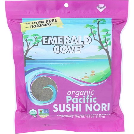 Silver Grade Organic Pacific Sushi Nori, 50 ct