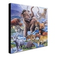 thumbnail image 2 of Trademark Fine Art 'Ice Age Color' Canvas Art by Jenny Newland, 2 of 3