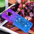 thumbnail image 7 of for Xiaomi Redmi Note 9 5G Case, Creativity Clear Quicksand Glitter Flowing Liquid Floating Soft TPU Case w/Stand Bling Diamond Sparkle Phone Cover for Xiaomi Redmi Note 9 5G JB Purple Navy, 7 of 7
