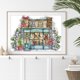 thumbnail image 5 of Cuadros Decorativos Punto de cruz parcial 11CT Tienda de juguetes de Navidad DIY bordado impreso (FA185) Ndcxsfigh Nuevos Originales, 5 of 9