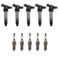 thumbnail image 3 of TRQ Ignition Coil & Iridium Spark Plug Kit Set for Land Rover Volvo New ICA71866, 3 of 4