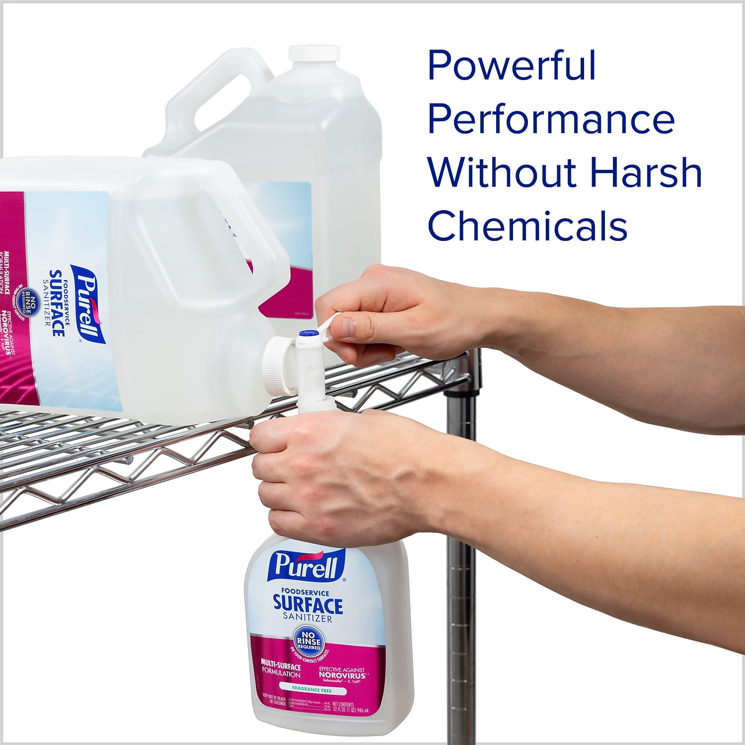 GOJO PURELL Foodservice Surface Sanitizer, Fragrance Free, 1