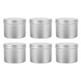 thumbnail image 1 of HLONK 6pcs Tin Cans Aluminum Containers DIY Travel Storage Craft Supplies, 1 of 6