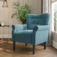 thumbnail image 2 of BELLEZE Accent Chair Armchair for Living Room - Allston (Baby Blue), 2 of 7