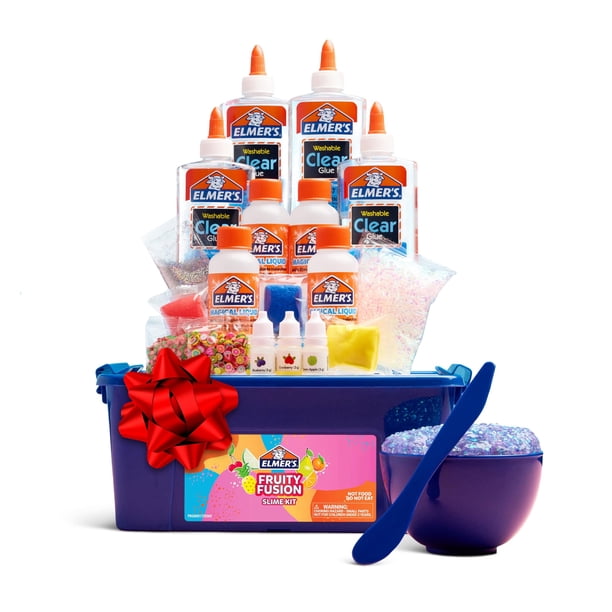 Kit de Slime Fusión Frutal de Elmer's, Set de Manualidades de 20 Piezas