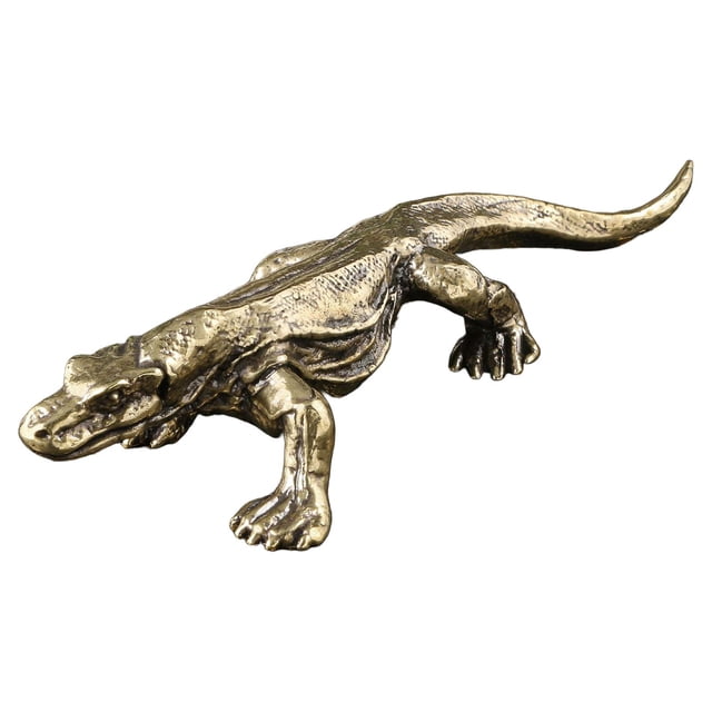 Figuras en miniatura Propiedades de mesa de mini esculturas mini de escritorio mini decoración de adornos ornamento estatua de animal de latón