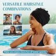 thumbnail image 6 of Large Swimming Cap, Suitable for Men and Women, Specially Designed Swimming Cap, Suitable for Very Long and Thick Curly Hair and Braids, Keep Hair Dry, 6 of 6