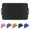 thumbnail image 1 of LNGOOR Double Layer Anti Tracking Waterproof Cat Litter Trapping Mat Black, 1 of 16