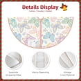thumbnail image 3 of Haiem Colorful Butterfly Pattern Christmas Tree Skirt Merry Christmas Party Christmas Tree Decoration,New Year Decorations-36", 3 of 6