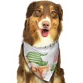 thumbnail image 6 of Naloa Cactus Gnome Dog Bandanas 1PC Washable Triangle Dog Scarfs Premium Durable Fabric, for Small Medium Large Dogs and Cats, 6 of 6