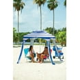 RIO Beach Umbrella Cabana Sun Shelter, Blue, Beach Canopy