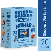 Natures Bakery, Blueberry Fig Bar Minis, 1 oz, 20 Count