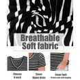 thumbnail image 2 of TIYOMI Plus Size Tops For Women 3X Short Sleeve Striped T-Shirts V-Neck Black Blouses White Stripe Pullover Tunics For Spring Summer 3XL 22W 24W, 2 of 3