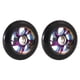 thumbnail image 1 of Naiovety Ruedas de patinete de 2 piezas, 100mm, aluminio, 5 radios, bujes de monopatín, rodillo, piezas deportivas portátiles para exteriores, patinar Vistoso Naiovety OD021911-05, 1 of 6