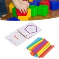thumbnail image 4 of Juguete matemático Construcción de palos de madera para contar Rompecabezas de tilo Palos educativos tempranos Juguete matemático para niños ANGGREK Otros, 4 of 7