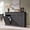 Gray, variant on Aitjunz Modern Double Tilt Out Trash Can Cabinet with 2 Drawers, Fluted Wooden Kitchen Cabinet w/ 20 Gallon Hidden Trash Can Cabinet, Natural